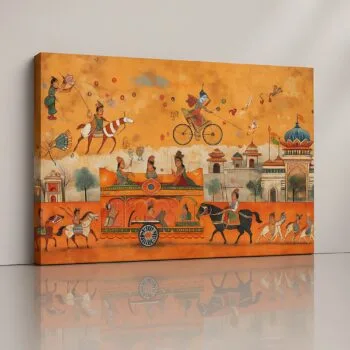 Canvas Print of Royal Parade – Heritage Celebration by Artfy Canvas