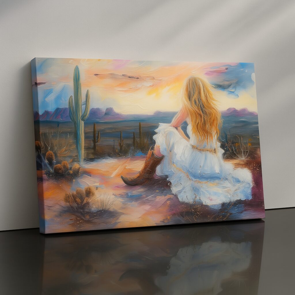 Canvas Print of Horizon Reverie – Dreamlike Landscape Art | Artfy