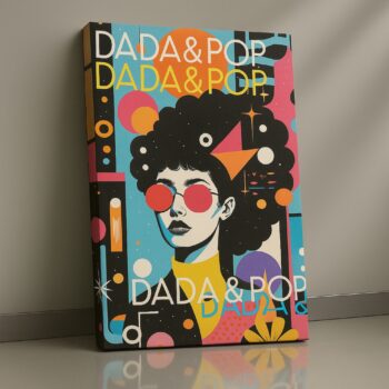 Neo Retro Muse retro pop-art canvas print